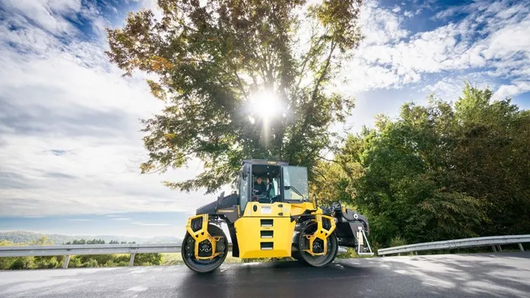 BOMAG steam roller