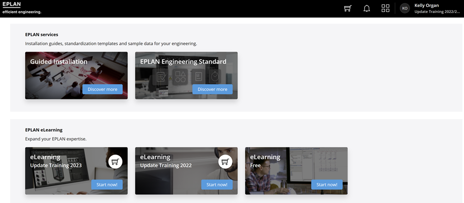 eplan elearning for user experience